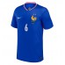 Camiseta Francia Eduardo Camavinga #6 Primera Equipación Replica Eurocopa 2024 mangas cortas